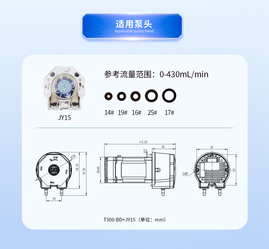 T300-BD+JY15流量參數